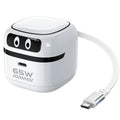 65W Robot Retractable GaN Charger