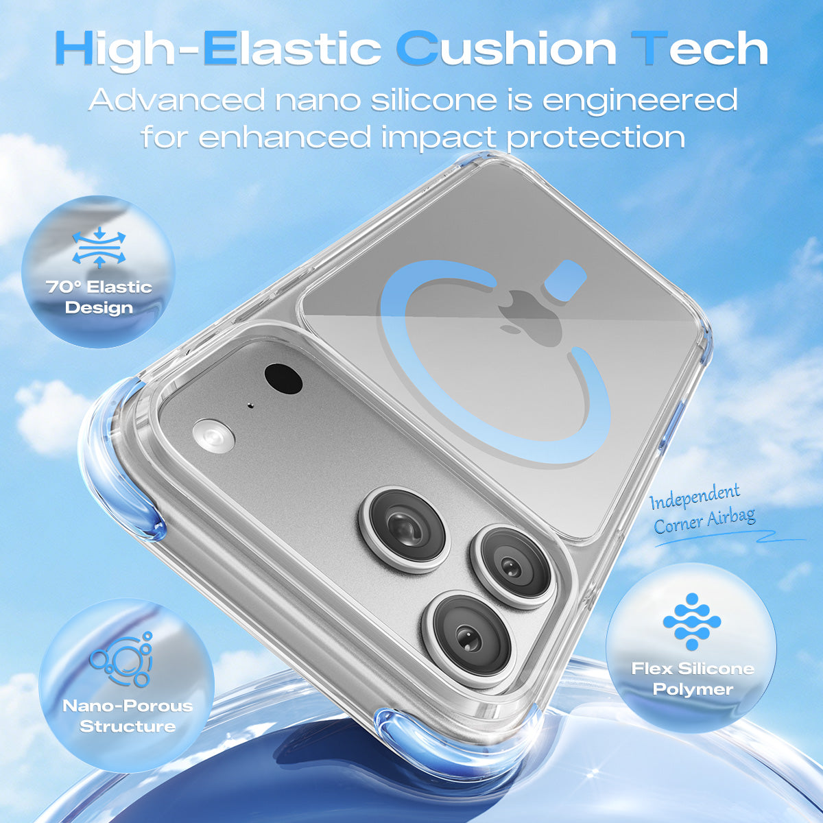 iPhone 18 K122 Magnetic Protective Phone Case
