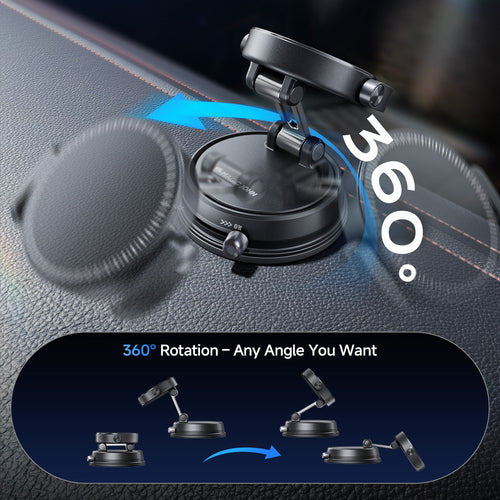 360° Clip-On Magnetic Car Holder