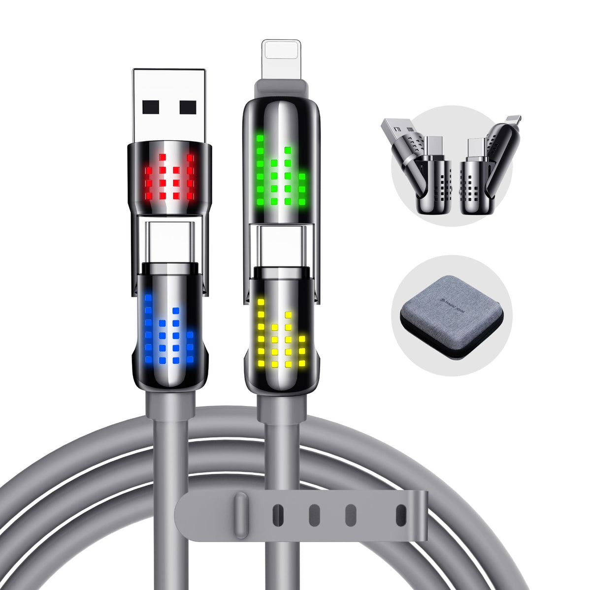 240W 4-in-1 USB Fast Charging Cable