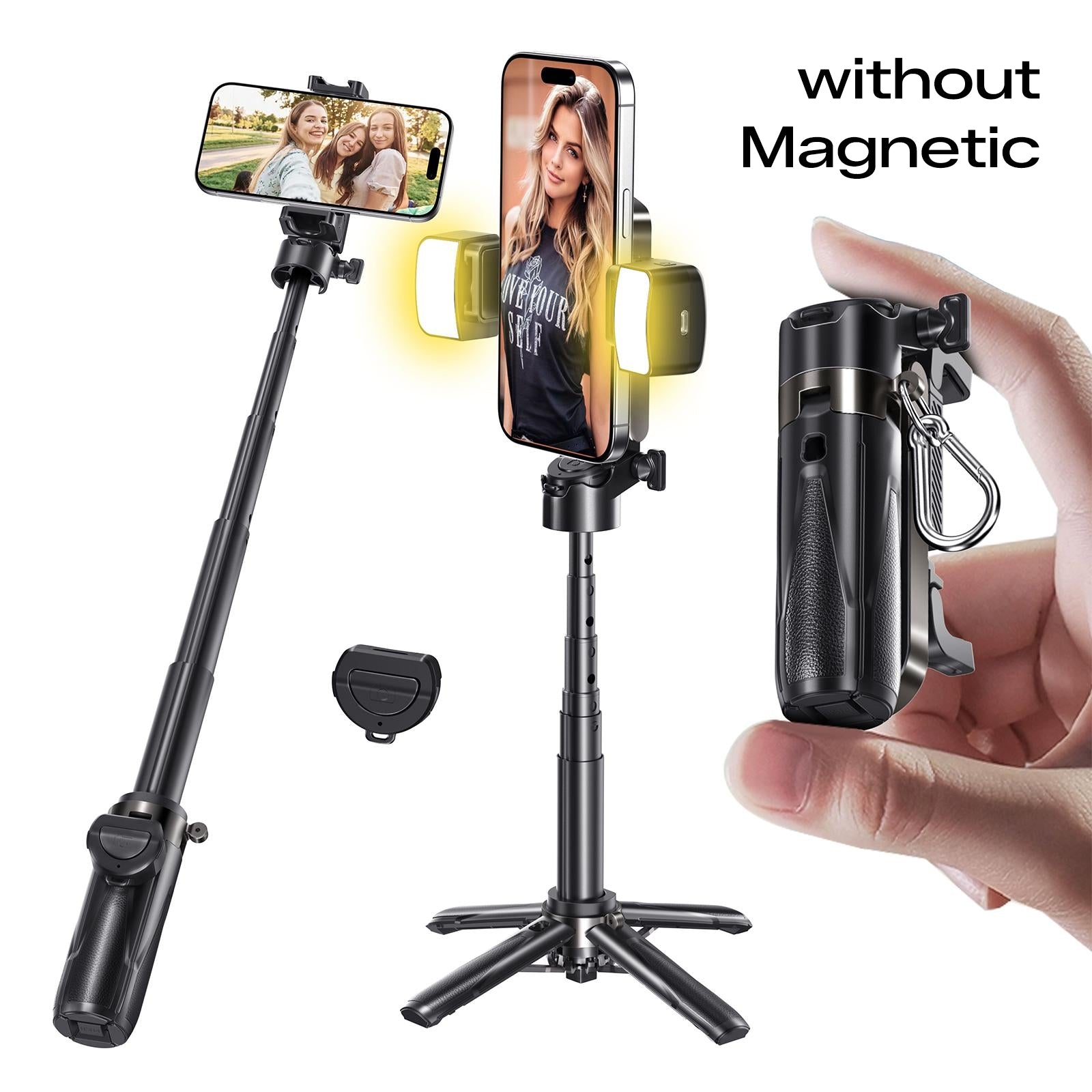 3-in-1 Magnetic Selfie Stick Tripod