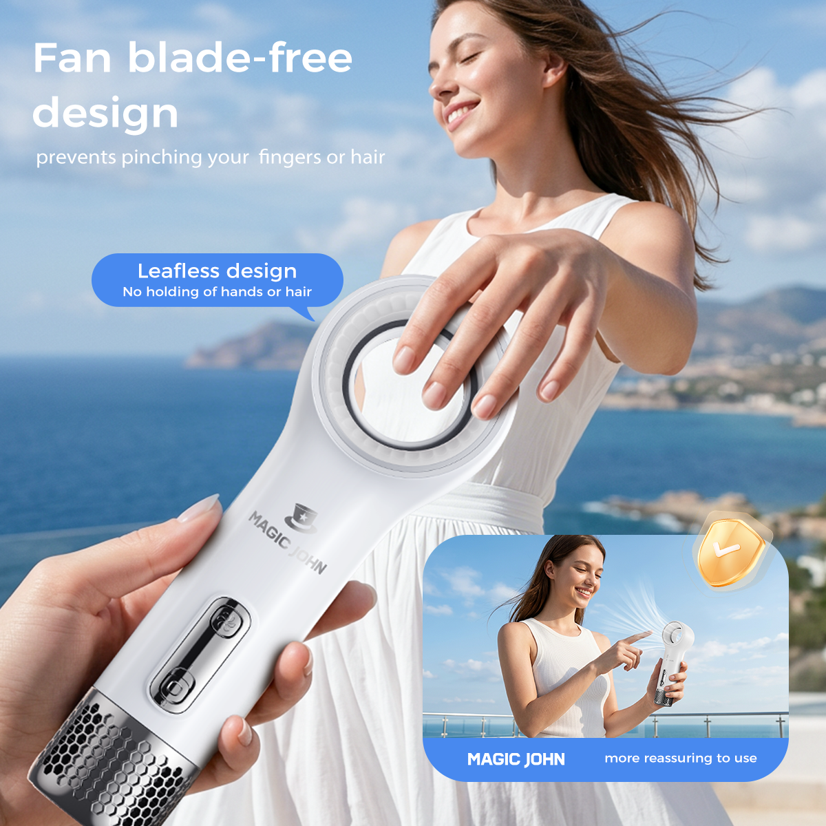 Handheld Bladeless Fan