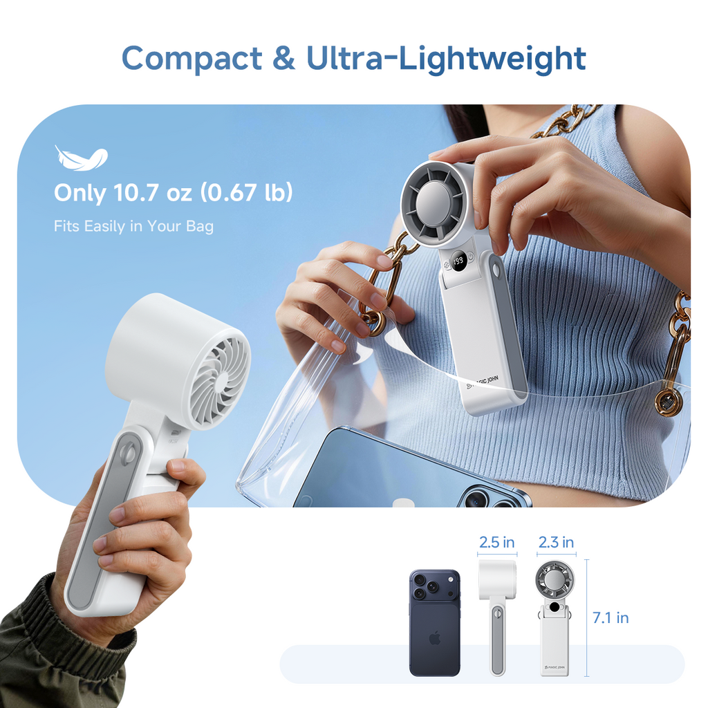 Turbo 3-in-1 Handheld Fan