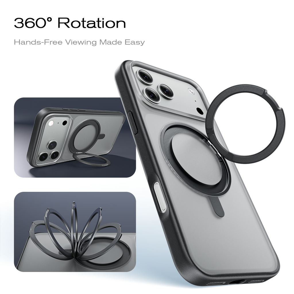 iPhone K128 360° Magnetic Ring Stand Phone Case