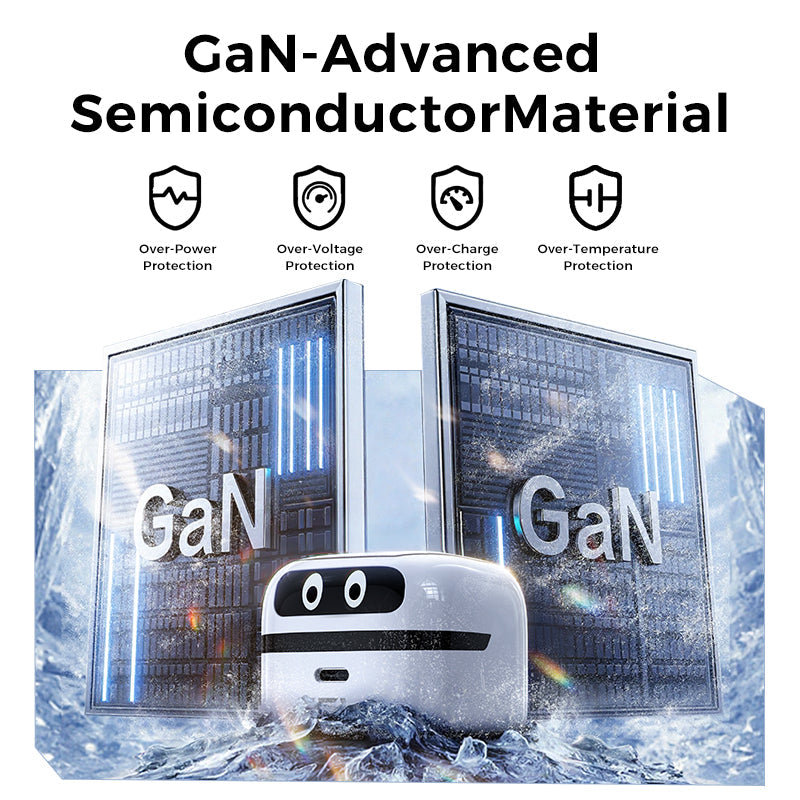 65W Robot Retractable GaN Charger
