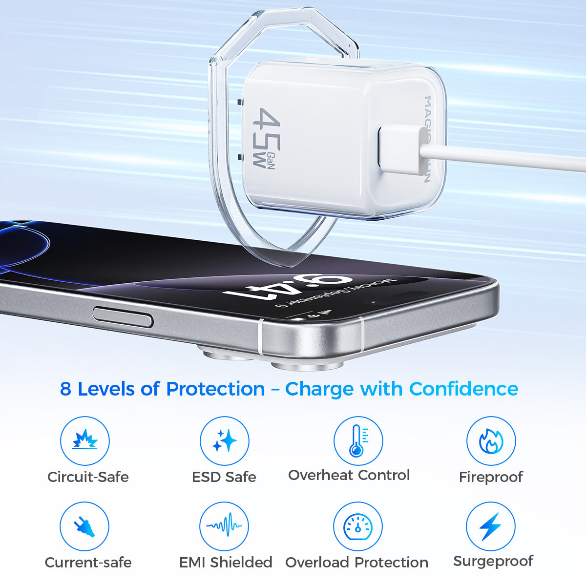 45W USB-C GaN Fast Charger