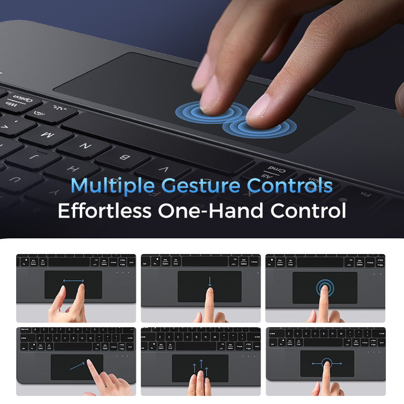 iPad Portable Bluetooth Magic Keyboard Case