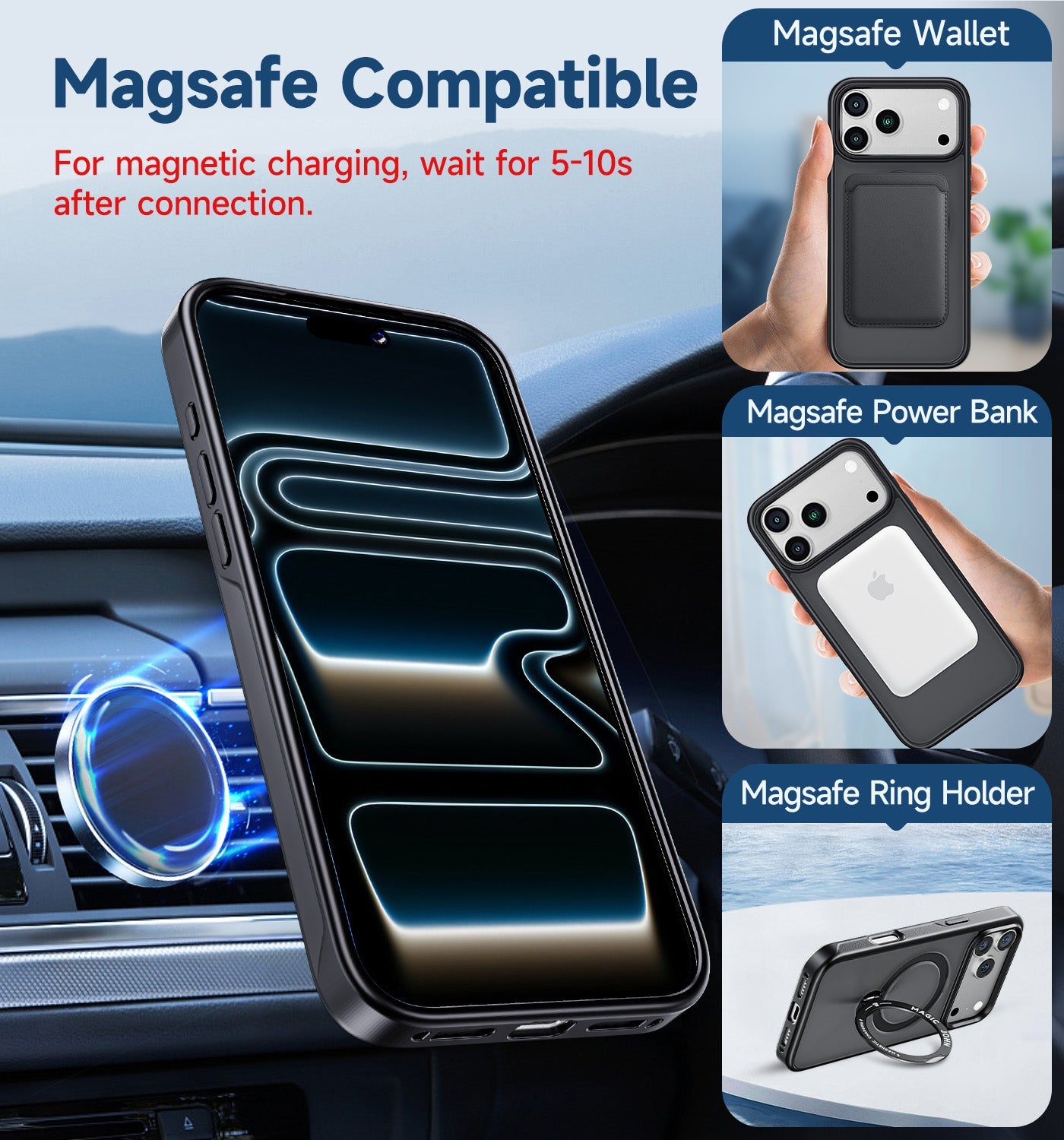 360° Invisible Magnetic Phone Case