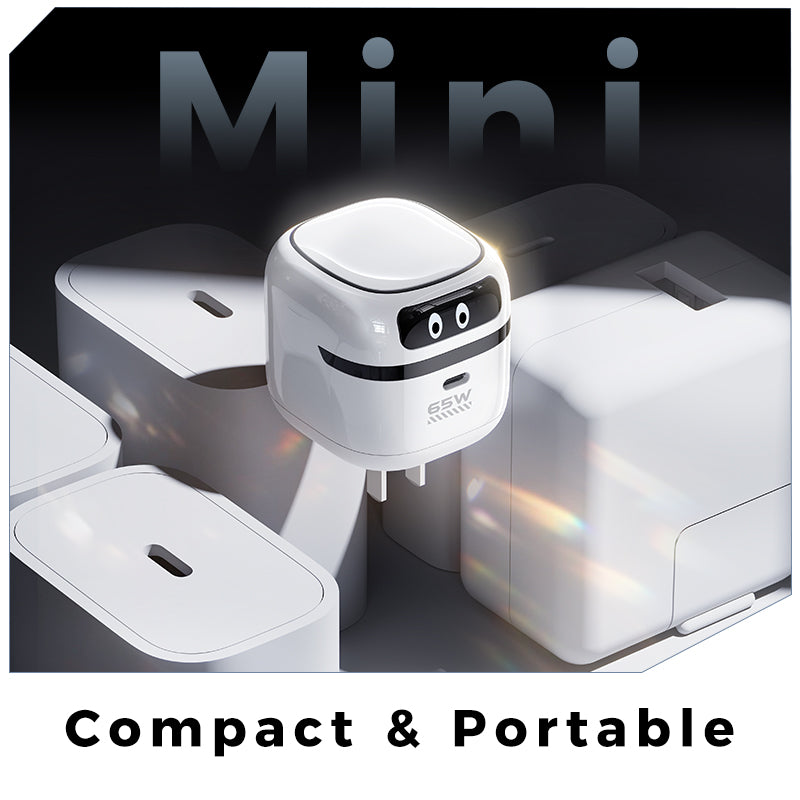 65W Robot Retractable GaN Charger