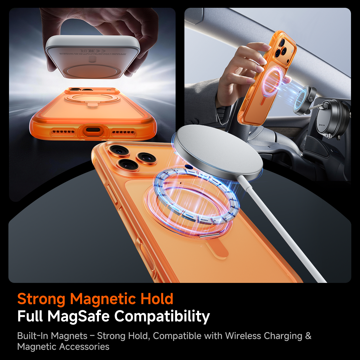 iPhone 17 K126 MagSafe Airbag Kickstand Case