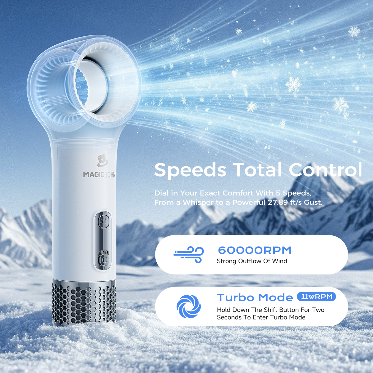 Handheld Bladeless Fan
