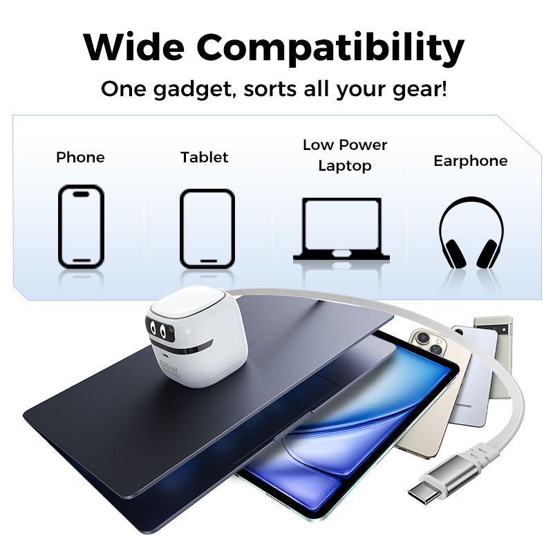 65W Robot Retractable GaN Charger