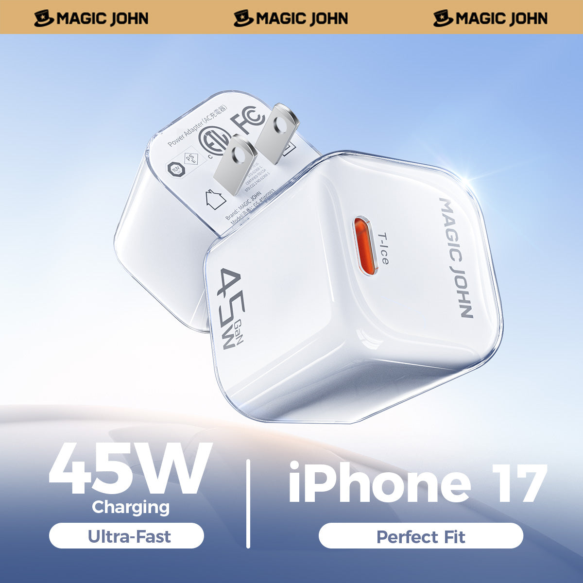 45W USB-C GaN Fast Charger