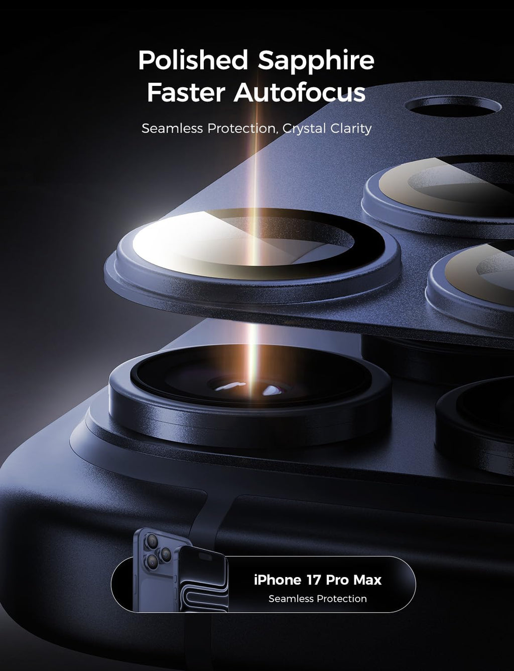iPhone Sapphire Camera Lens Protector