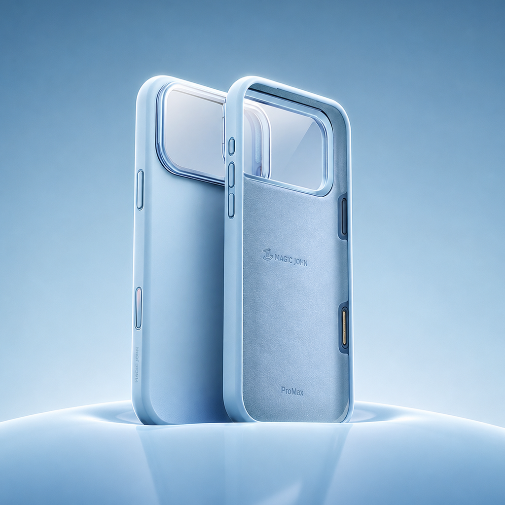 iPhone 17 K123 Liquid Silicone Stand Phone Case