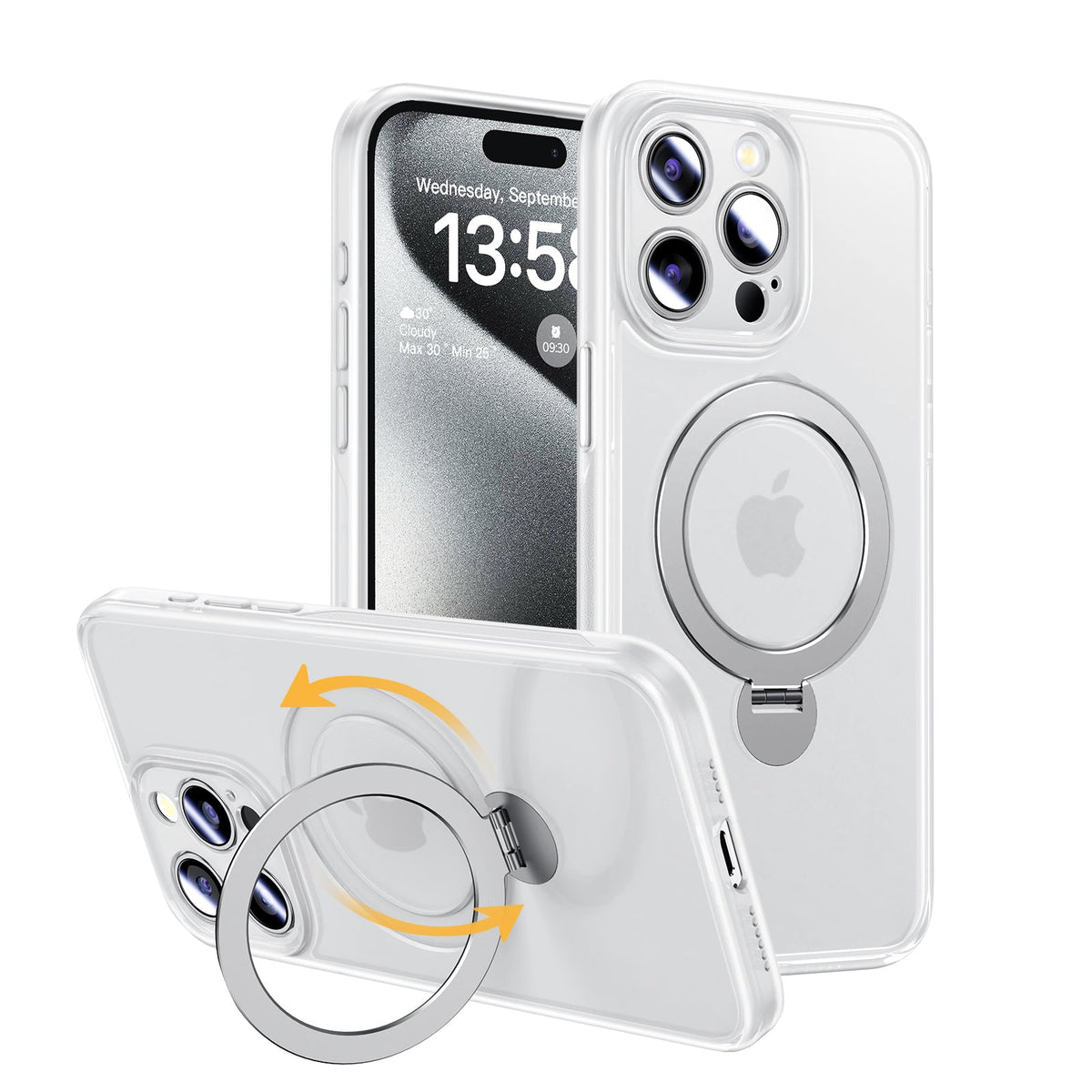 iPhone 16 360° Invisible Magnetic Phone Case