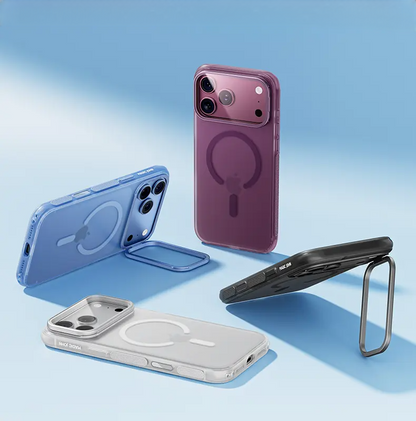 iPhone 17 K129 Magnetic Camera Stand Phone Case