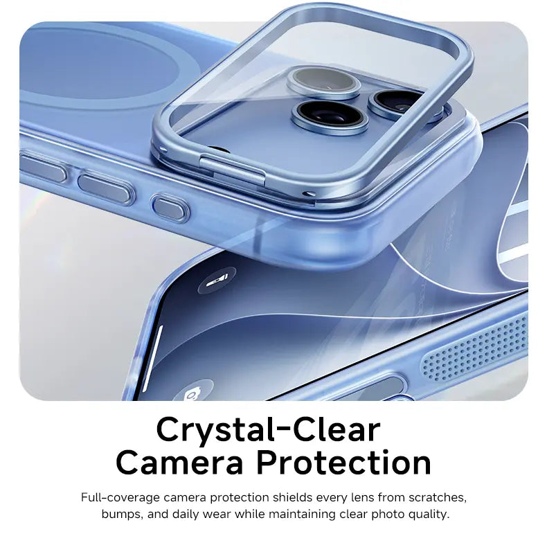 iPhone 17 K129 Magnetic Camera Stand Phone Case