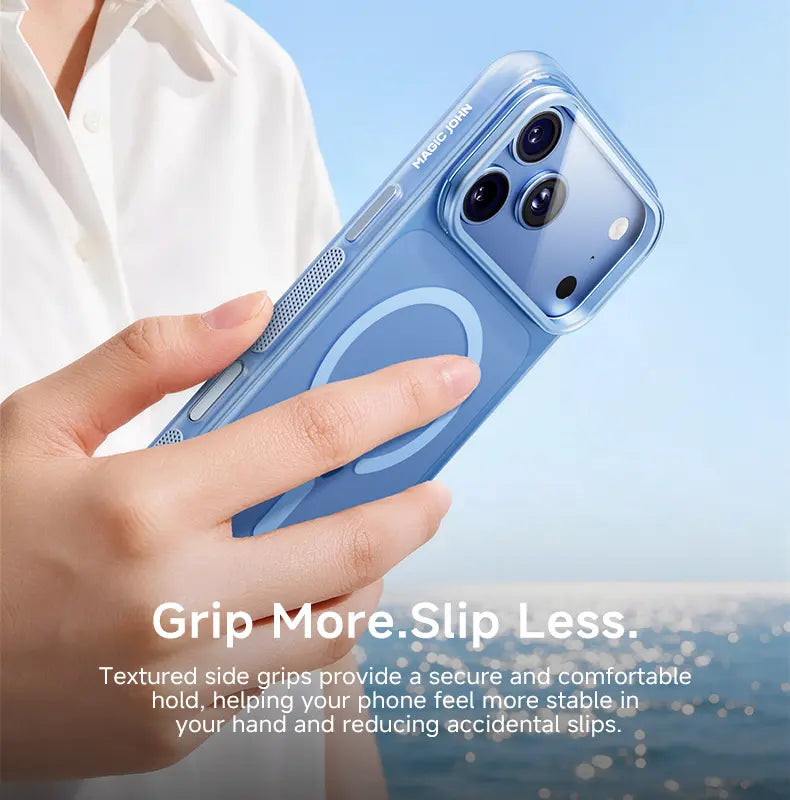 iPhone 17 K129 Magnetic Camera Stand Phone Case