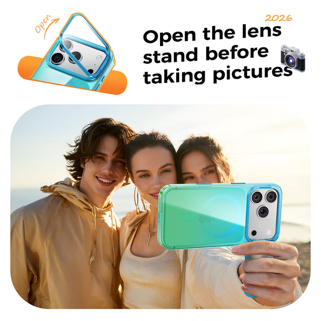 iPhone 17 Camera Cover Stand Phone Case