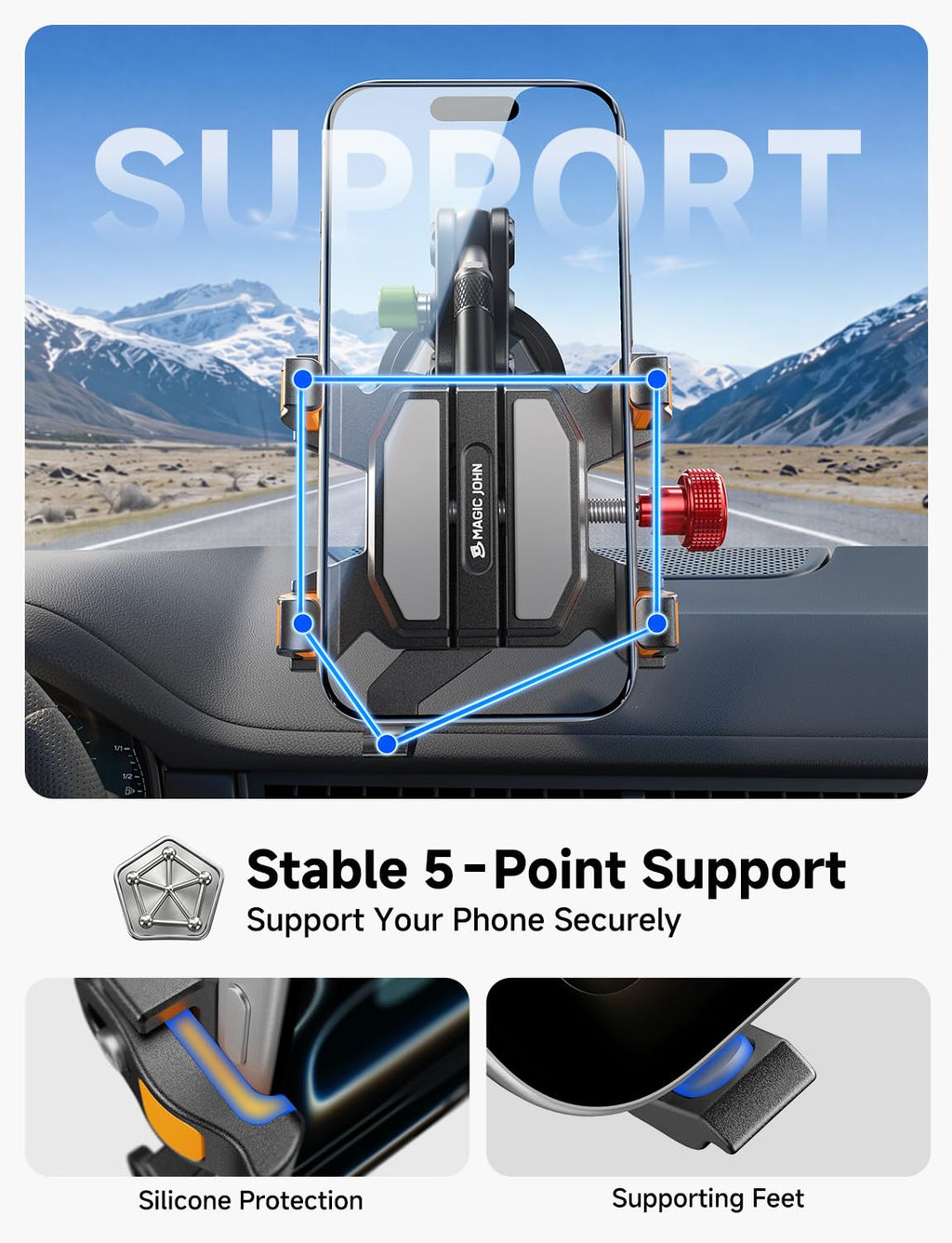 Windshield Car Phone Holder